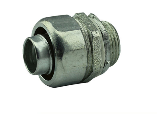 qualità  Zinc Plated Malleable Iron Fittings 2 Liquid Tight Connector Compact Design fabbrica