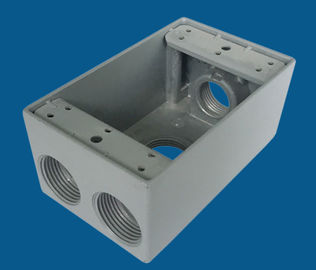 comprare Colore resistente alle intemperie di Grey della scatola del recipiente della scatola elettrica impermeabile di alluminio online manufacture