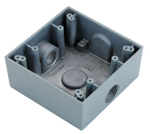 Scatola elettrica a tenuta d'acqua/impermeabile quadrata 1/2» 3/4&quot; dimensione per proteggere i conduttori