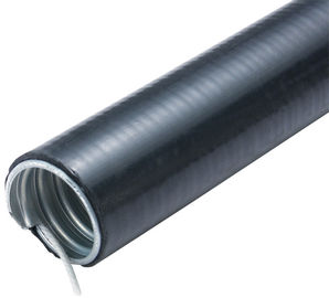 Tubatura metallica flessibile elettrica nera, condotto flessibile 3/8&quot; del cavo armato - 4&quot;